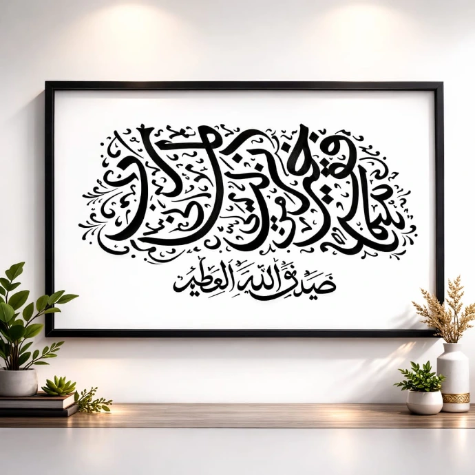 Hand Made Urdu Calligraphy 